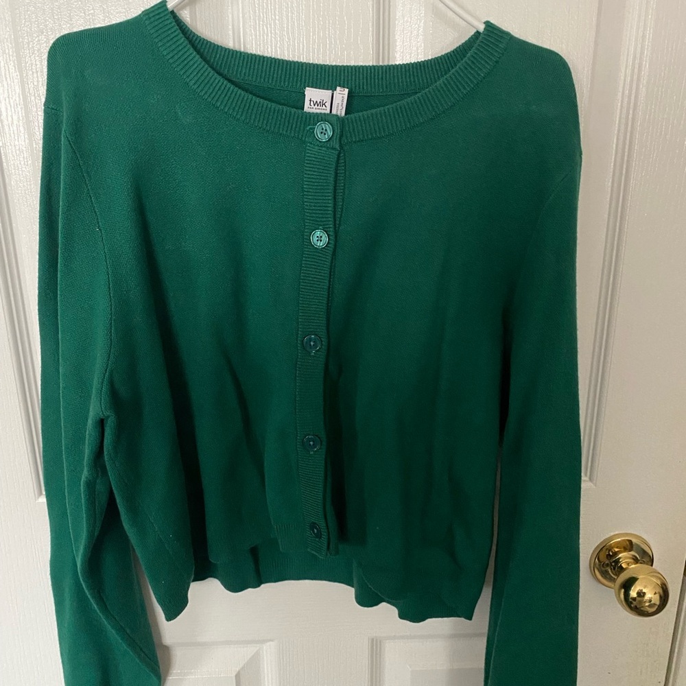 Green Cardigan